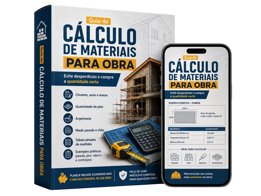 Bônus 1, Guia de Cálculo de Materiais para Obra
